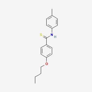 4-Butoxy-N-(4-methylphenyl)benzene-1-carbothioamide