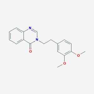 3-[2-(3,4-Dimethoxyphenyl)ethyl]quinazolin-4-one