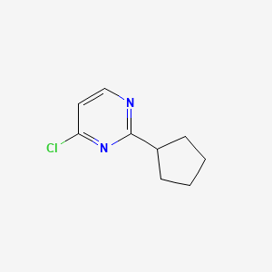 B1452565 4-Chloro-2-cyclopentylpyrimidine CAS No. 1183726-54-6