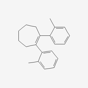 1,2-Bis(2-methylphenyl)cyclohept-1-ene