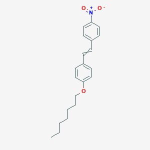 1-(Heptyloxy)-4-[2-(4-nitrophenyl)ethenyl]benzene