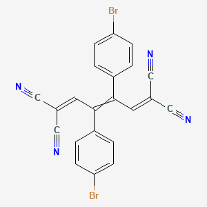 3,4-Bis(4-bromophenyl)hexa-1,3,5-triene-1,1,6,6-tetracarbonitrile