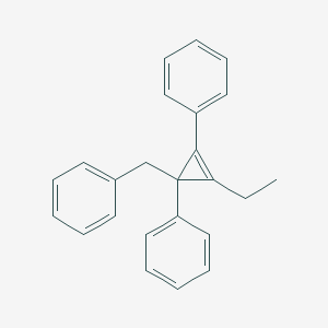 1,1'-(1-Benzyl-3-ethylcycloprop-2-ene-1,2-diyl)dibenzene