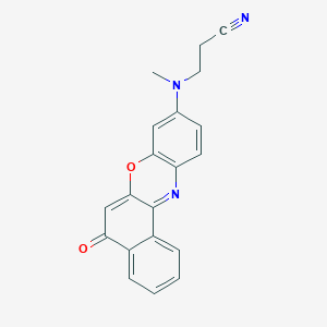 3-[Methyl(5-oxo-5H-benzo[a]phenoxazin-9-yl)amino]propanenitrile