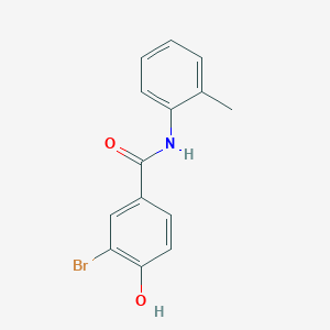 3-Bromo-4-hydroxy-N-(2-methylphenyl)benzamide