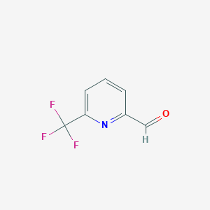 molecular formula C7H4F3NO B145258 6-(Trifluoromethyl)pyridine-2-carbaldehyde CAS No. 131747-65-4