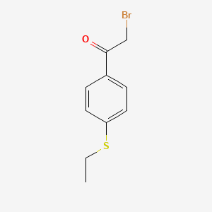 2-Bromo-1-[4-(ethylsulfanyl)phenyl]ethan-1-one