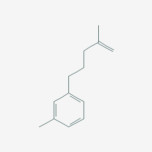 molecular formula C13H18 B1452586 2-甲基-5-(3-甲基苯基)-1-戊烯 CAS No. 1143461-41-9