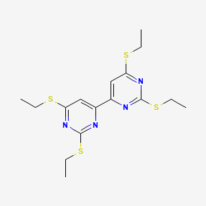 2,2',6,6'-Tetrakis(ethylsulfanyl)-4,4'-bipyrimidine