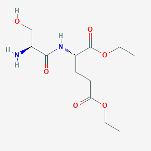 molecular formula C12H22N2O6 B14525940 Diethyl L-seryl-L-glutamate CAS No. 62812-26-4