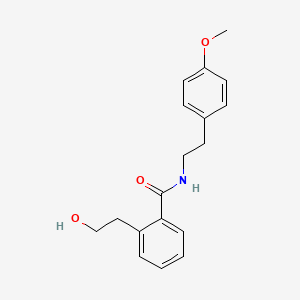 Benzamide, 2-(2-hydroxyethyl)-N-[2-(4-methoxyphenyl)ethyl]-