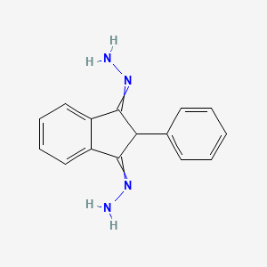 1,1'-(2-Phenyl-1H-indene-1,3(2H)-diylidene)dihydrazine