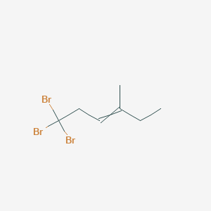 1,1,1-Tribromo-4-methylhex-3-ene