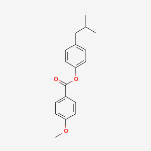 4-(2-Methylpropyl)phenyl 4-methoxybenzoate