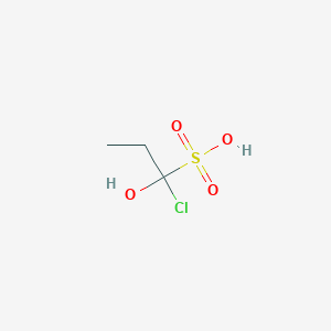 1-Chloro-1-hydroxypropane-1-sulfonic acid