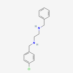 N~1~-Benzyl-N~2~-[(4-chlorophenyl)methyl]ethane-1,2-diamine