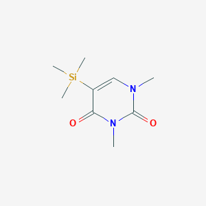 1,3-Dimethyl-5-(trimethylsilyl)pyrimidine-2,4(1H,3H)-dione