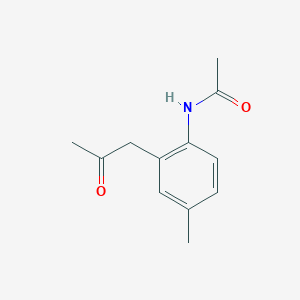 N-[4-Methyl-2-(2-oxopropyl)phenyl]acetamide