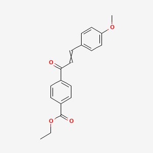 Ethyl 4-[3-(4-methoxyphenyl)acryloyl]benzoate