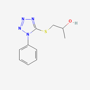 1-[(1-Phenyl-1H-tetrazol-5-yl)sulfanyl]propan-2-ol