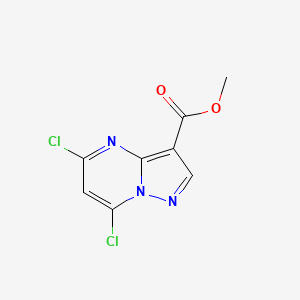 molecular formula C8H5Cl2N3O2 B1452614 5,7-二氯吡唑并[1,5-a]嘧啶-3-甲酸甲酯 CAS No. 1053656-37-3