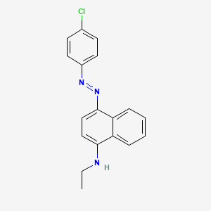 1-Naphthalenamine, 4-[(4-chlorophenyl)azo]-N-ethyl-