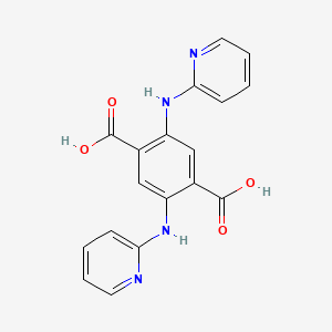 2,5-Bis[(pyridin-2-yl)amino]benzene-1,4-dicarboxylic acid