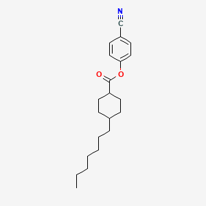 4-Cyanophenyl 4-heptylcyclohexane-1-carboxylate