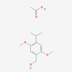 Acetic acid;(2,5-dimethoxy-4-propan-2-ylphenyl)methanol