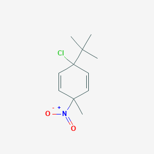 3-tert-Butyl-3-chloro-6-methyl-6-nitrocyclohexa-1,4-diene