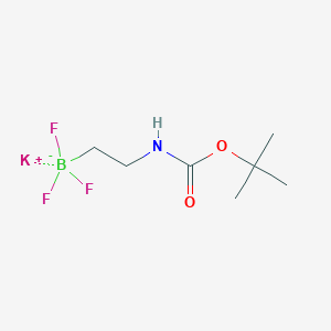 molecular formula C7H14BF3KNO2 B1452622 叔丁氧基 N-[2-(三氟硼烷基)乙基]氨基甲酸钾 CAS No. 926280-83-3