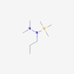 1,1-Dimethyl-2-propyl-2-(trimethylsilyl)hydrazine