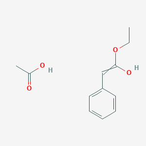 Acetic acid;1-ethoxy-2-phenylethenol