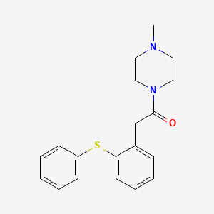 1-(4-Methylpiperazin-1-yl)-2-[2-(phenylsulfanyl)phenyl]ethan-1-one