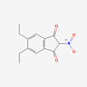 5,6-Diethyl-2-nitro-1H-indene-1,3(2H)-dione