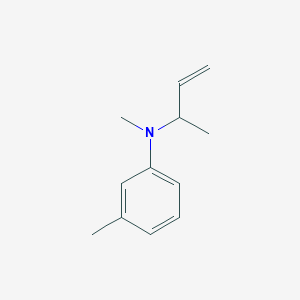 Benzenamine, N,3-dimethyl-N-(1-methyl-2-propenyl)-