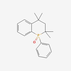 2,2,4,4-Tetramethyl-1-phenyl-1,2,3,4-tetrahydro-1lambda~5~-phosphinolin-1-one