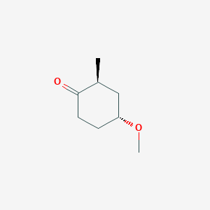 (2S,4R)-4-methoxy-2-methylcyclohexan-1-one