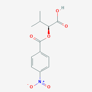 (2S)-3-Methyl-2-[(4-nitrobenzoyl)oxy]butanoic acid