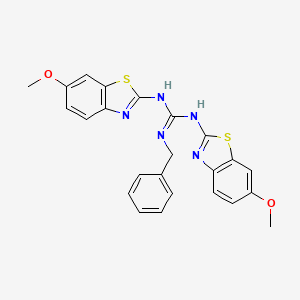 N''-Benzyl-N,N'-bis[(6-methoxy-1,3-benzothiazol-2-yl)]guanidine