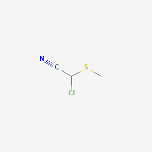 Chloro(methylsulfanyl)acetonitrile