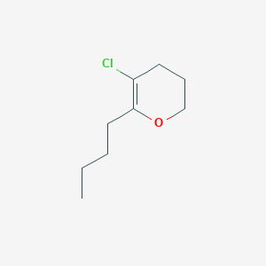 6-Butyl-5-chloro-3,4-dihydro-2H-pyran