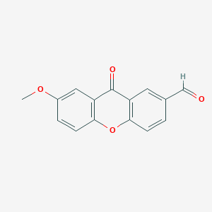 7-Methoxy-9-oxo-9H-xanthene-2-carbaldehyde