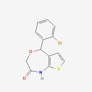 5-(2-Bromophenyl)-1,5-dihydrothieno[2,3-e][1,4]oxazepin-2(3H)-one