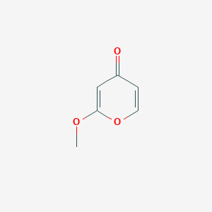 B145264 2-Methoxypyran-4-one CAS No. 127942-10-3