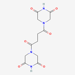 4,4'-(1,4-Dioxobutane-1,4-diyl)di(piperazine-2,6-dione)