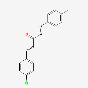 1,4-Pentadien-3-one, 1-(4-chlorophenyl)-5-(4-methylphenyl)-