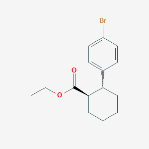 ethyl (1R,2R)-2-(4-bromophenyl)cyclohexane-1-carboxylate