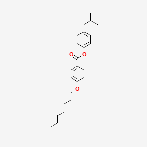 4-(2-Methylpropyl)phenyl 4-(octyloxy)benzoate