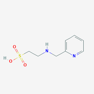 2-{[(Pyridin-2-yl)methyl]amino}ethane-1-sulfonic acid